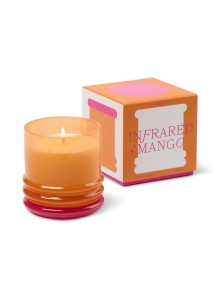 STA0703BXEU Stacked 198g Glass Candle Paddywax - Orange and Hot Pink - Infrared Mango